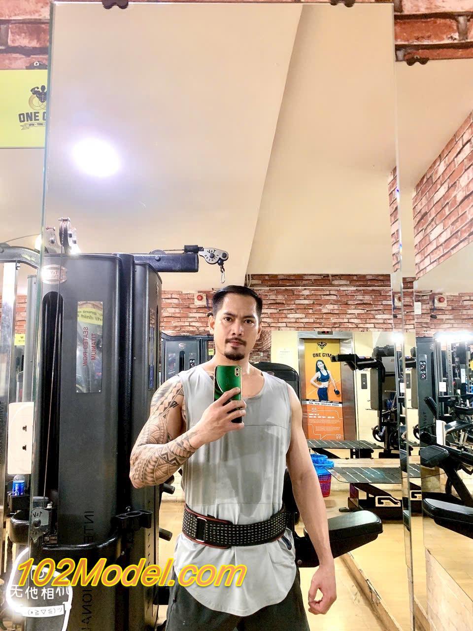 Trai trung niên lông lá rậm rạp, ngoại hình manly body gym ngon - KHA:946 6 IMG 9360